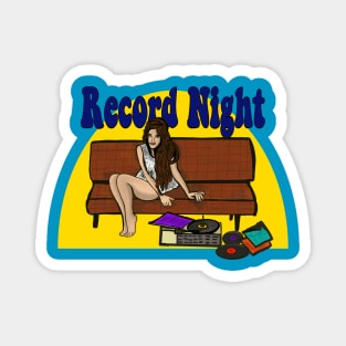 Record Night Magnet