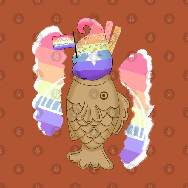 Pride taiyaki designs, 2nd series (Xenogender) by VixenwithStripes