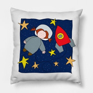 Spacewoman Pillow