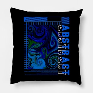 streetwear urban t shirt abstract Pillow