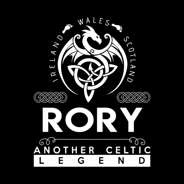 Rory Name T Shirt - Another Celtic Legend Rory Dragon Gift Item by harpermargy8920