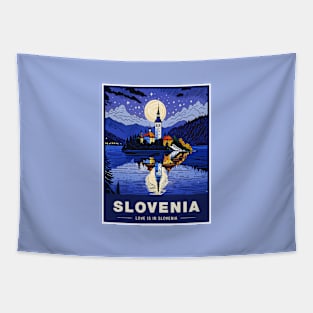 Love is in Slovenia Tapestry