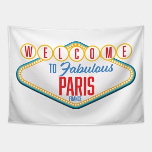 Welcome to Fabulous Paris France logo. Tapestry