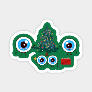 Eye Love Trimming the Tree Magnet