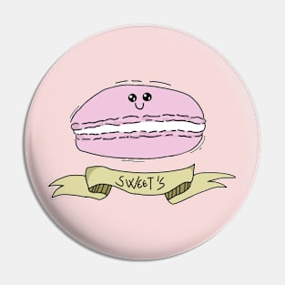 macaroon cute strawberry cream Pin