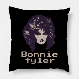 Bonnie tyler ||| 70s retro style Pillow