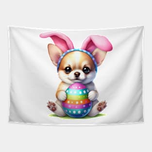 Easter Chihuahua Dog Tapestry