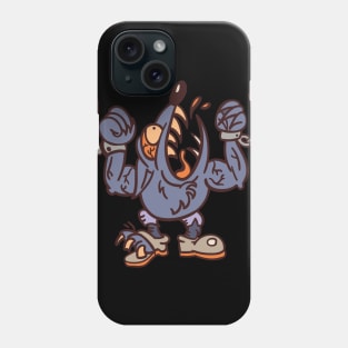 The werewolf was chained and is angry Phone Case