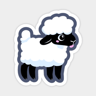 Simple Fluffy Lamb 3 Magnet