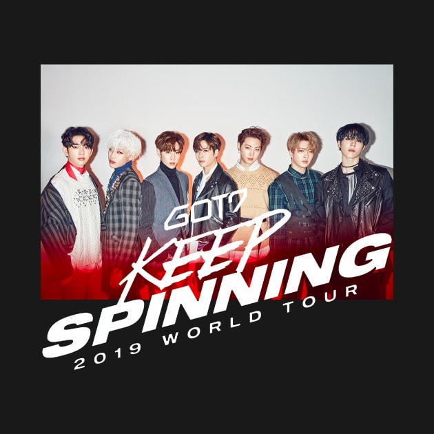 7 GOT7 KEEP SPINNING 2020 TOP MERCH by shiteter