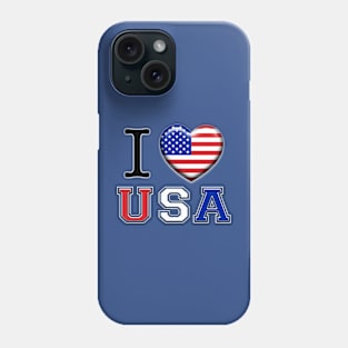 I love USA Phone Case