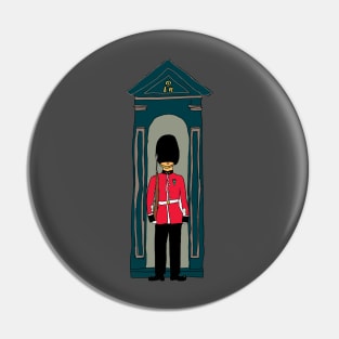 Guardsman Solider English Veteran Pin