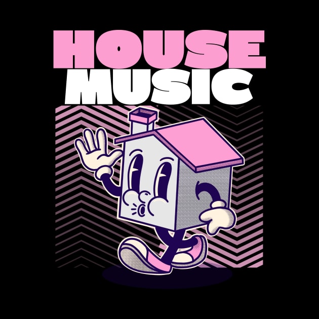 HOUSE MUSIC  - character (pink) by DISCOTHREADZ 