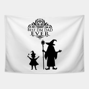 Best DM Dad Ever rpg gamer fathers day Tapestry