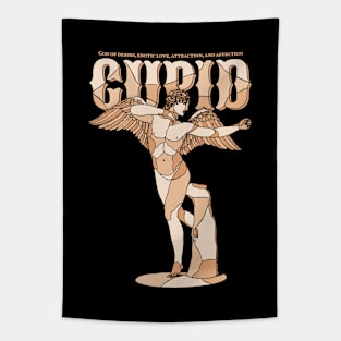 Vintage Cupid God of Love Tapestry