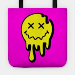 ACID SMILEY (MELTING) #5 (DEEP SHADOW) Tote