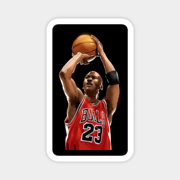 Michael Jordan Magnet by nabakumov