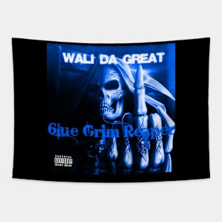 Wali Da Great - 6lue Grim Reaper Tapestry