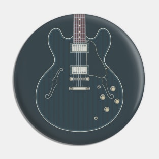 Dark 335 Hollow Body Guitar Pin