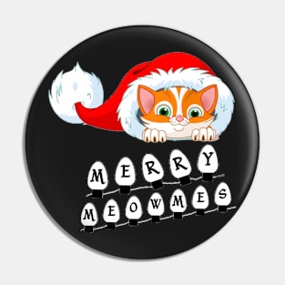 Merry Meowmes Pin