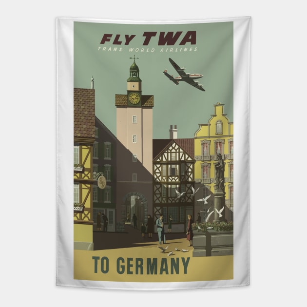 Go to Germany Tapestry by Yaelledark