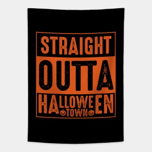 Straight Outta Halloween Town Tapestry