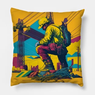 Empowered Lineman Pillow