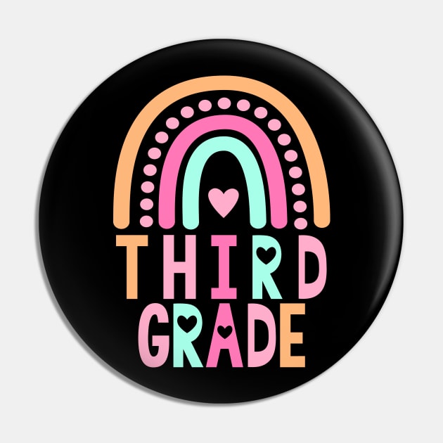 third Grade Rainbow Pin by Zeus-Studio