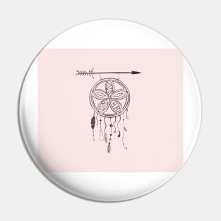 Blush dreamcatcher Pin