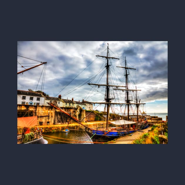 Tall Ships Harbor Charlestown, Cornwall, UK by tommysphotos