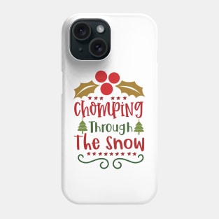 Chomping Through The Snow Phone Case