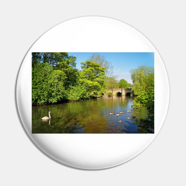 Bakewell Bridge and River Wye Pin by galpinimages