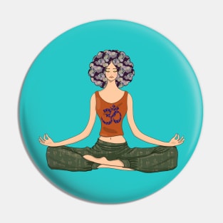 lotus pose Pin