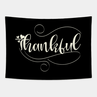 Thankful_light lettering Tapestry