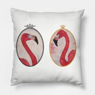 Royal Pink Flamingo King & Queen Pillow