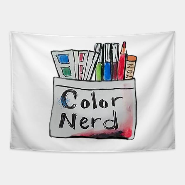 Color Nerd Tapestry by artoflee