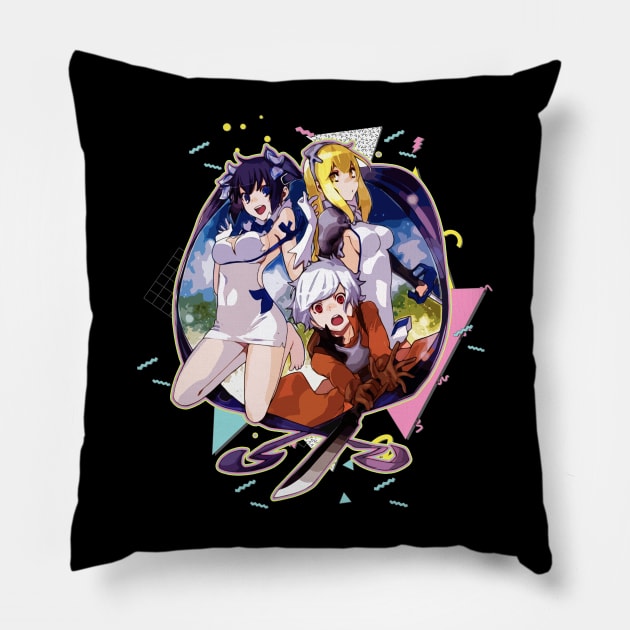 bell and hestia Pillow by Sparkledoom