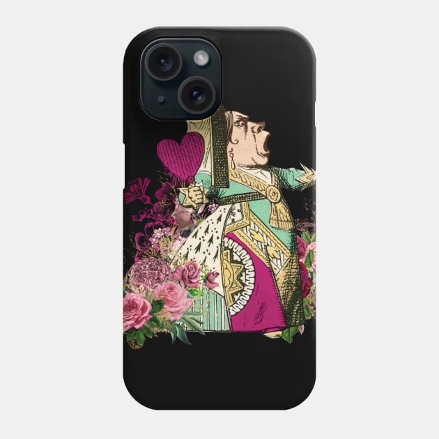 Alice in Wonderland Queen of Hearts Phone Case by Funny Stuff Club