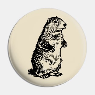 Vintage Groundhog Pin