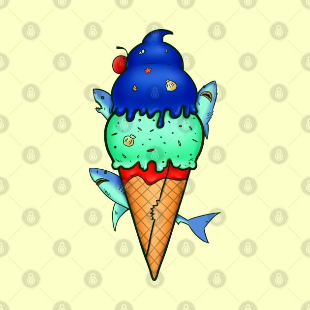Ice Scream SHARK ATTACK! by TaliDe