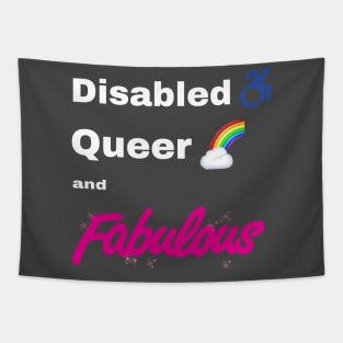 Disabled Queer and Fabulous Tapestry