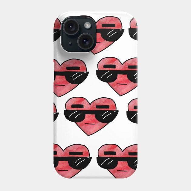 Cool hearts Phone Case by HFGJewels