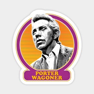 Porter Wagoner / Old School Retro Style Fan Design Magnet