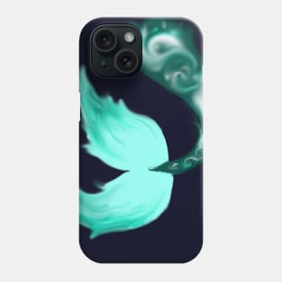 Mermaid Tail in Turquoise Phone Case