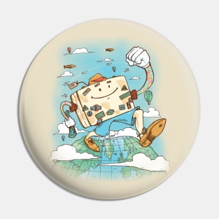 Mr Globetrotter Pin