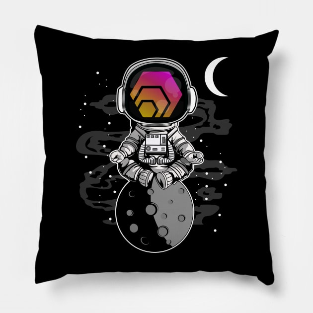 Astronaut HEX Coin To The Moon Crypto Token Cryptocurrency Wallet Birthday Gift For Men Women Kids Pillow by Thingking About