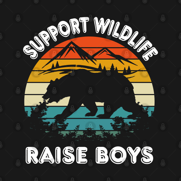 Support Wildlife Raise Boys Gift/ gifts for mom by UranusArts