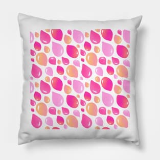 Pink Party Balloon Pattern Pillow