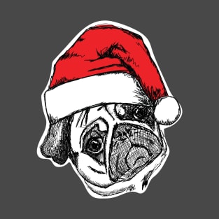 Pugly Ugly Christmas Bah Hum Pug T-Shirt
