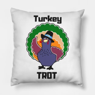 turkey trot design Pillow